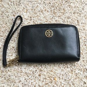 Tory Burch wristlet wallet.